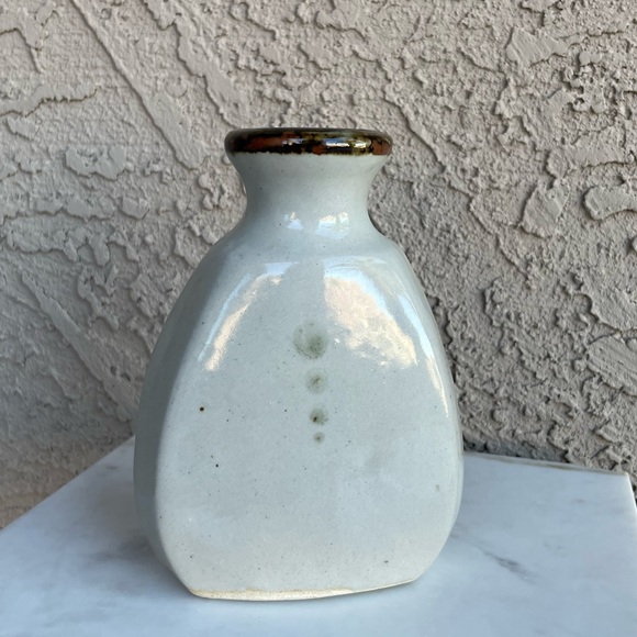 VINTAGE Tonala Stoneware Hand Painted Ceramic Folk Art Bird Vase Mexican Pottery - Picture 3 of 12